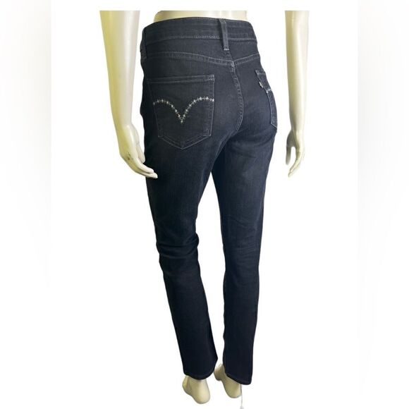 Levi’s Unisex Mid-Rise Skinny Black Jeans Women’s 10 or 30/32. Great Condition - Picture 2 of 4